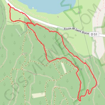 Saint Blaise GPS track, route, trail