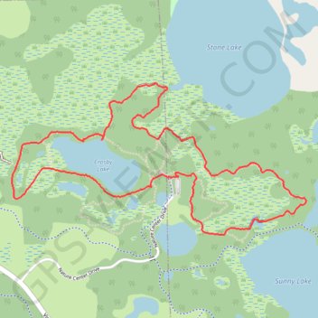 Birding Hike at Carver Park Reserve GPS track, route, trail