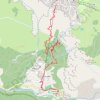 Le bourg d'Arud aux deux alpes GPS track, route, trail