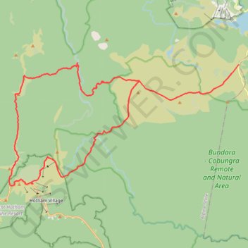Falls Creek Loop GPS track, route, trail