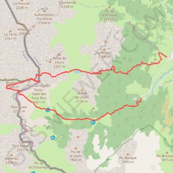 La Mesa y La Table por Lhurs GPS track, route, trail