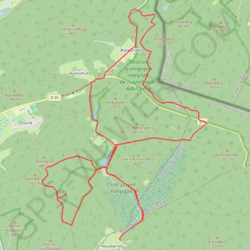 Entre Neudoerfel et Bremendell GPS track, route, trail