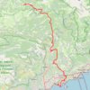 Roubion Nice100 K GR 52-conteo 27/03 GPS track, route, trail