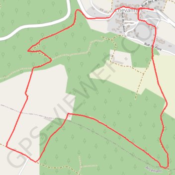 Chevannes sud 2 GPS track, route, trail