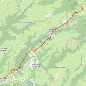 08Aubrac-StCome GPS track, route, trail