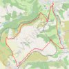 Le Vallon de MARCILLAC GPS track, route, trail