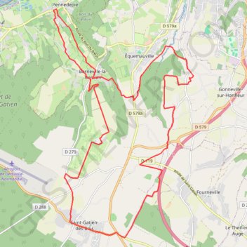 Saint-Gatien-des-Bois GPS track, route, trail