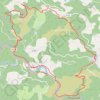 De Pont de Chervil, circuit de Glo, Chalencon, le Vigneron et "Dolce Via" GPS track, route, trail