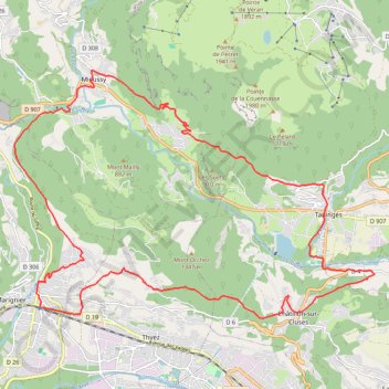 Chapelle Saint-Grat GPS track, route, trail