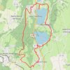 Tour des lacs de Pétichet et Pierre-Châtel GPS track, route, trail