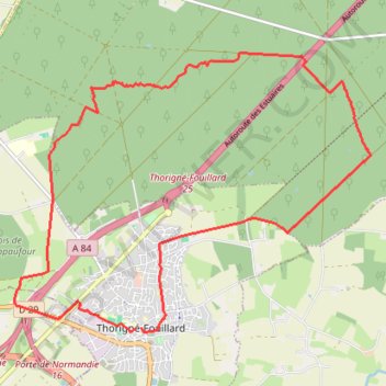 Thorigné Fouillard GPS track, route, trail