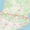 Route des cols des Pyrénées GPS track, route, trail