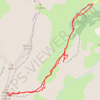 Parpaillon GPS track, route, trail
