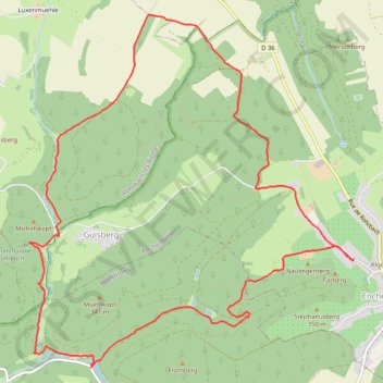 De Enchenberg vers Hoernerhof GPS track, route, trail