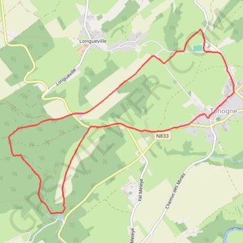 Tohogne - Province du Luxembourg - Belgique GPS track, route, trail