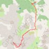 Le Mont Pelat depuis La Bayasse GPS track, route, trail
