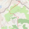 03-AOU-12 18:09:05 GPS track, route, trail