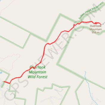 Overlook Mountain GPS track, route, trail