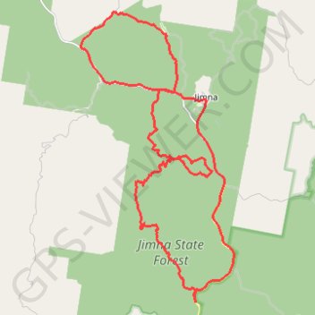 Jimna - Ponderosa - Peach Trees GPS track, route, trail