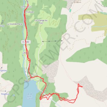Passage de Miraillet (Beaufortain) GPS track, route, trail