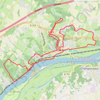 Entre Havre et Loire GPS track, route, trail
