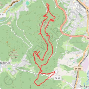 Le Kemberg GPS track, route, trail