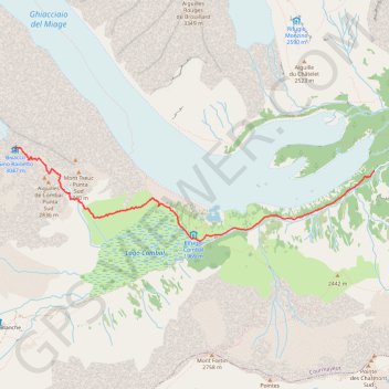 Petit Mont Blanc - Descente GPS track, route, trail