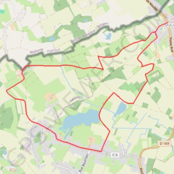 Circuit des Pépinières - Maulde GPS track, route, trail