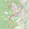 Bardon trails GPS track, route, trail