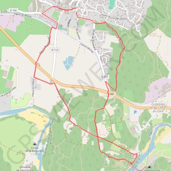 Aqueduc de Nîmes GPS track, route, trail