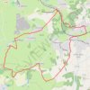 Huriel La Croze 11.7km Fait le 17 Nov 2022 GPS track, route, trail