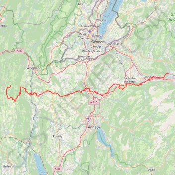 Marignier - Les Plans d-Hotonnes GPS track, route, trail