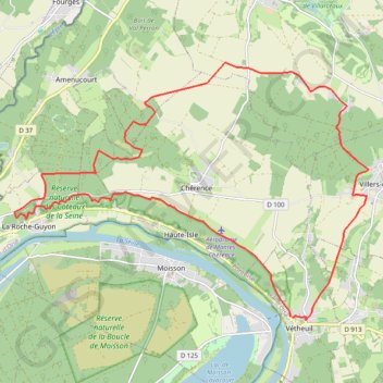 VETHEUIL GPS track, route, trail
