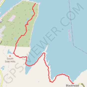 East Coast Trail - Deadmans Bay Path GPS track, route, trail