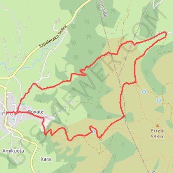 AINHOA KAPERA 7:50 GPS track, route, trail