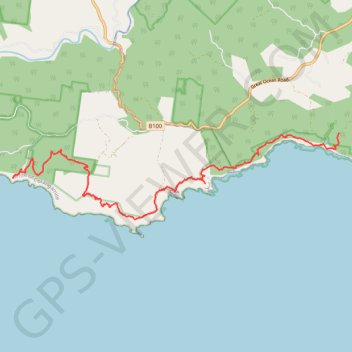 Great Ocean Walk - Milanesia Track - The Gables GPS track, route, trail