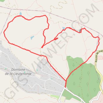 LA LIEUTENANTE GPS track, route, trail