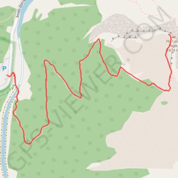 Ha Ling Peak GPS track, route, trail