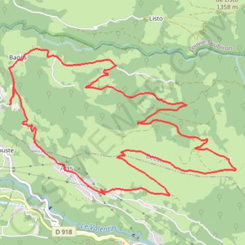 La montagne verte - Aas GPS track, route, trail