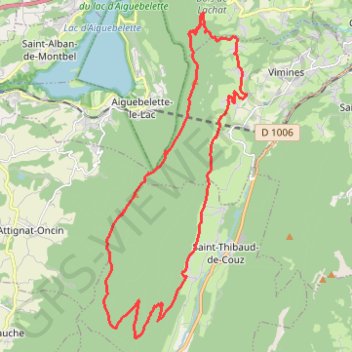 La traversée du Mont Grelle GPS track, route, trail