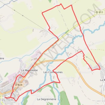 Le Noireau - Tinchebray GPS track, route, trail