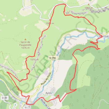Sentier de Pauparelle GPS track, route, trail