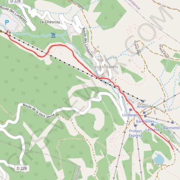 Ardent / Plateau de Lècherette GPS track, route, trail