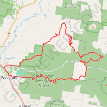 Woodford - Beerburrum West State Forest GPS track, route, trail