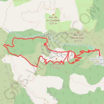 Circuit des Fenestrettes GPS track, route, trail