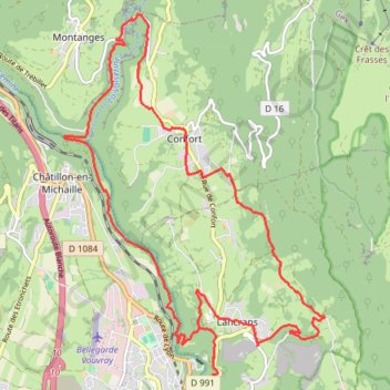 Gratteloup - Coz GPS track, route, trail