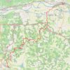 Compostelle - Voie de Vézelay en Gironde - La Réole - Bazas (Conseil Général) GPS track, route, trail
