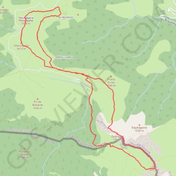 PIC ORHY GPS track, route, trail