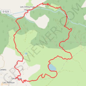 Bois de Barbeyroux GPS track, route, trail