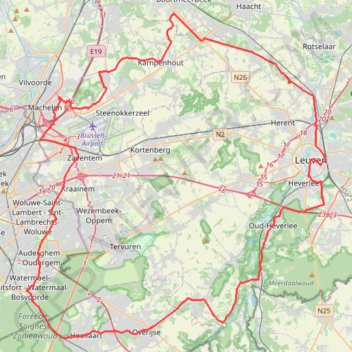 Auderghem - Oudergem GPS track, route, trail